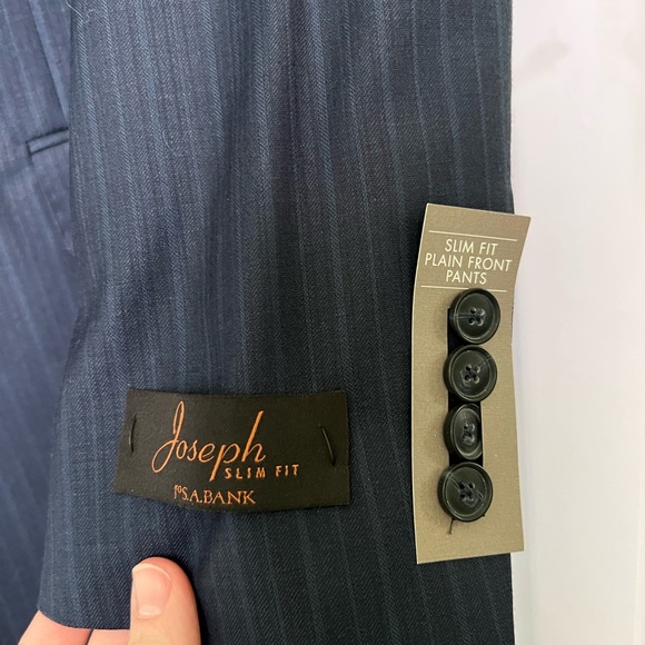 Jos. A. Bank Navy suit - Picture 2 of 4